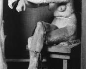 乔治费德里科沃茨 - Seated Female Nude